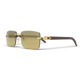  Kính Nam Cartier Signature C Sunglasses 'Gold' 