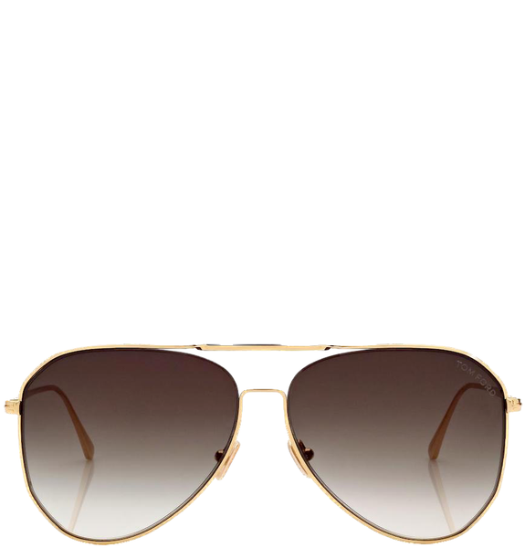  Kính Nam Tom Ford Charles Sunglasses 'Deep Gold Smoke' 