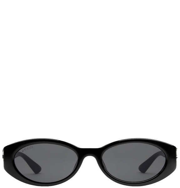  Kính Nữ Gucci Oval Frame Sunglasses 'Black' 