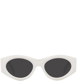  Kính Nữ Prada Cat Eye Acetate Sunglasses 'White' 