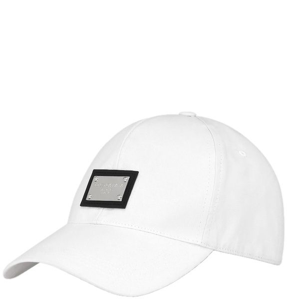  Mũ Dolce & Gabbana Cotton Baseball Cap 'White' 