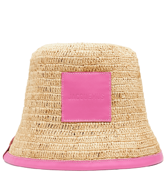  Mũ Nữ Jacquemus Soli Bucket Hat 'Neon Pink' 