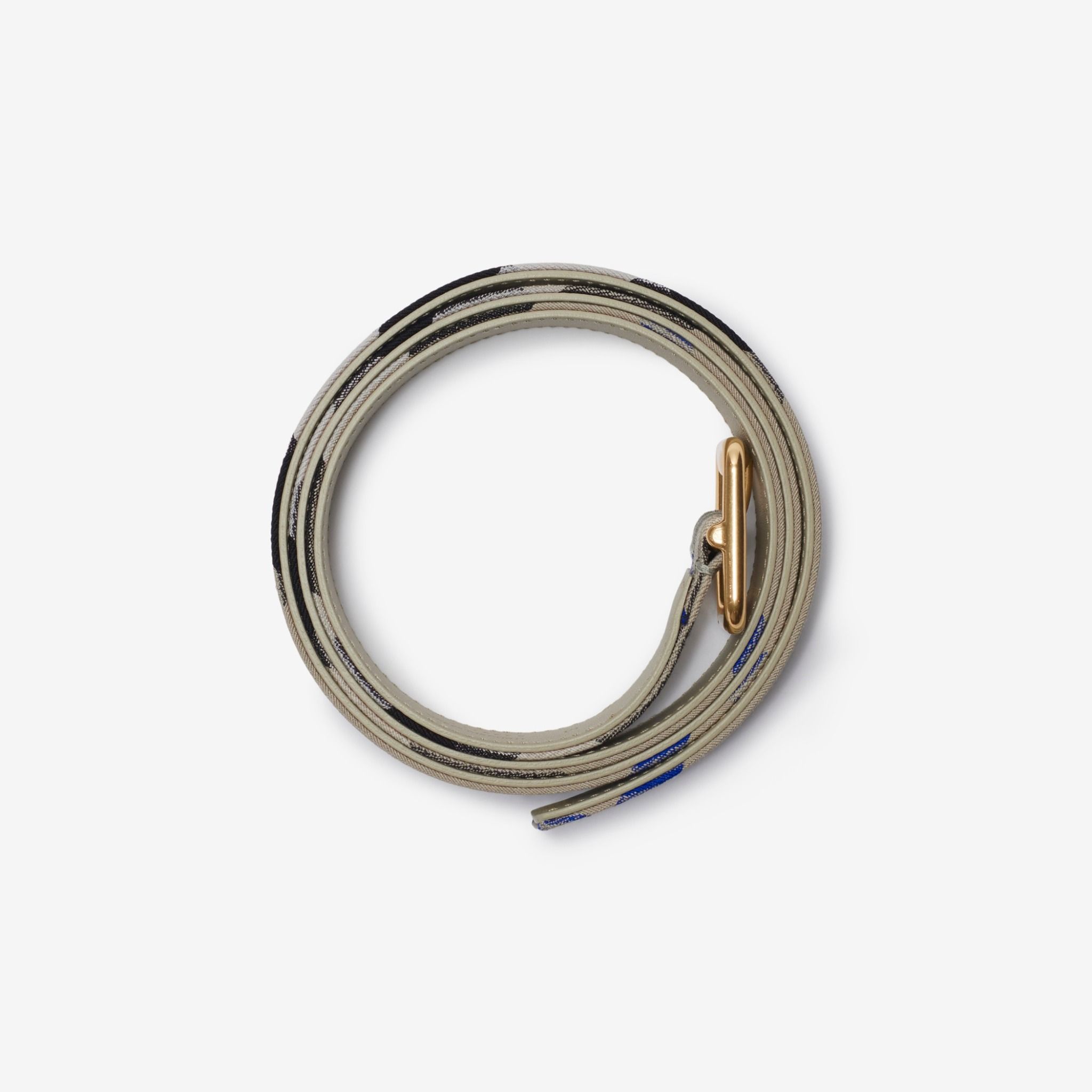  Thắt Lưng Nữ Burberry Check B Buckle Belt 'Lichen' 