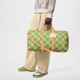  Túi Louis Vuitton Keepall Bandoulière 50 Bag 'Green' 