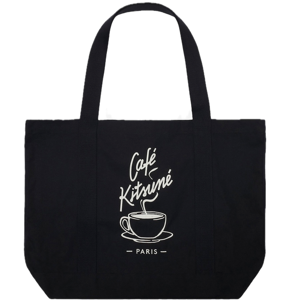  Túi Maison Kitsune Cafe Fox Tote Bag 'Black' 