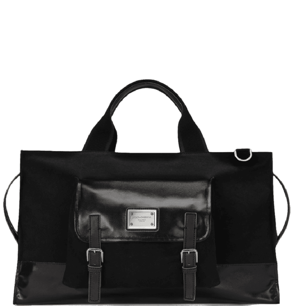  Túi Nam Dolce & Gabbana Canvas Holdall 'Black' 