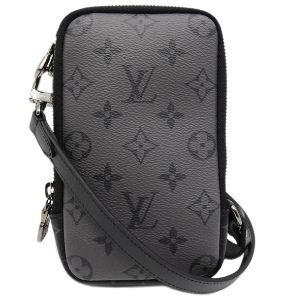  Túi Nam Louis Vuitton Double Pochette Téléphone 'Grey' 