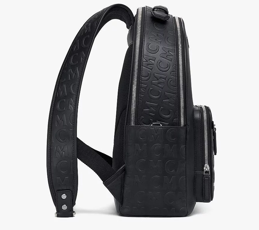  Balo Nam MCM Stark Backpack 'Monogram Black' 