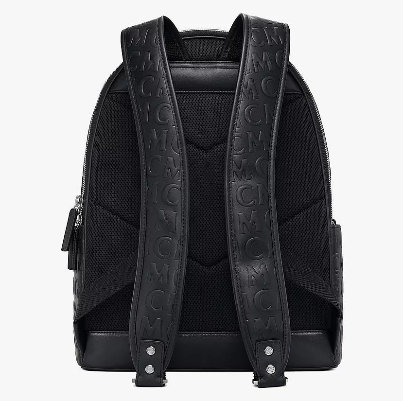  Balo Nam MCM Stark Backpack 'Monogram Black' 
