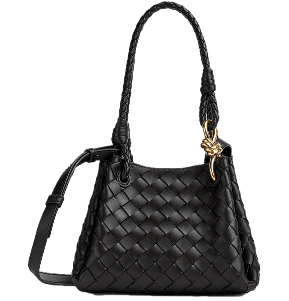  Túi Nữ Bottega Veneta Small Parachute 'Black' 