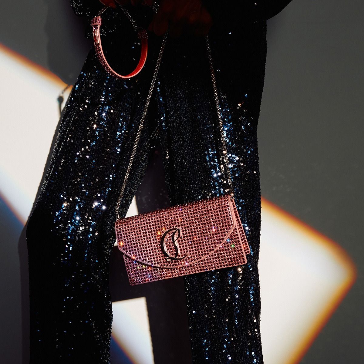  Túi Nữ Christian Louboutin Loubi54 Small 'Glam' 