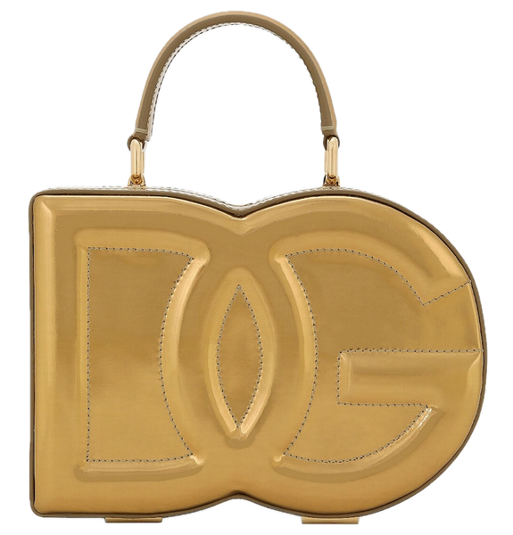  Túi Nữ Dolce & Gabbana Logo Box Handbag 'Gold' 