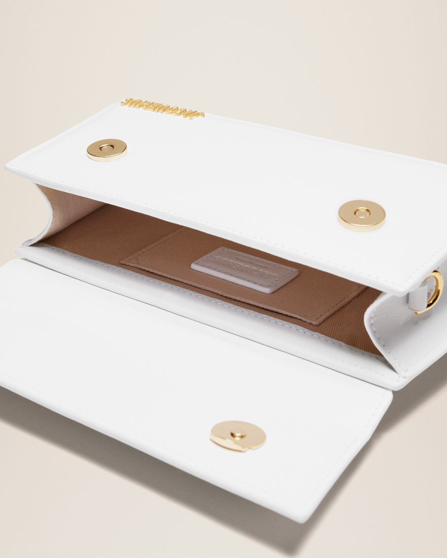  Túi Nữ Jacquemus Le Chiquito Long 'White' 