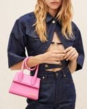  Túi Nữ Jacquemus Le Chiquito Noeud 'Pink' 