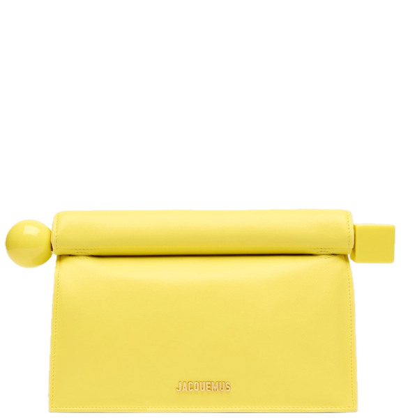  Túi Nữ Jacquemus Rond Carré Clutch 'Yellow' 
