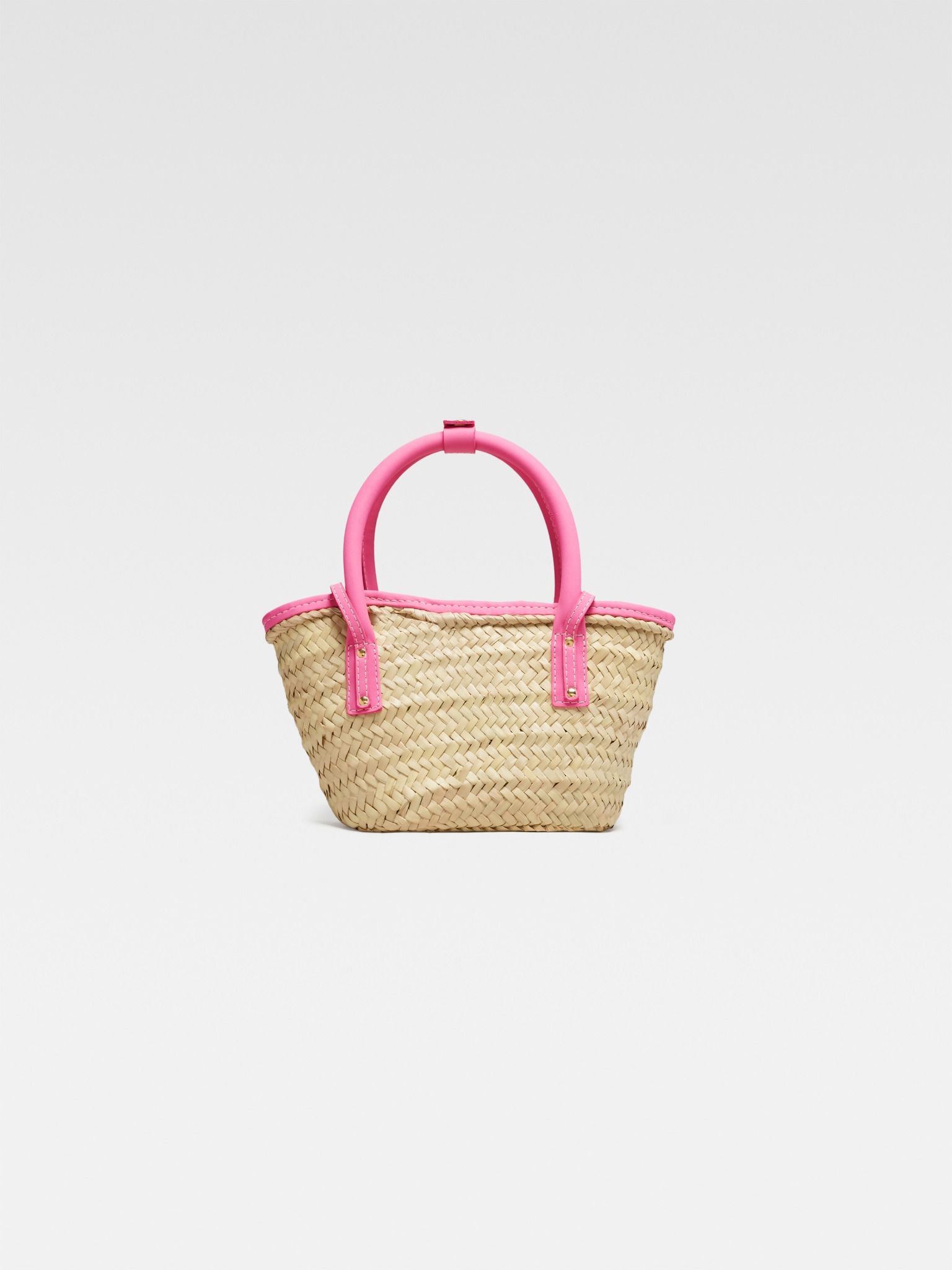  Túi Nữ Jacquemus Small Soli Basket 'Pink' 