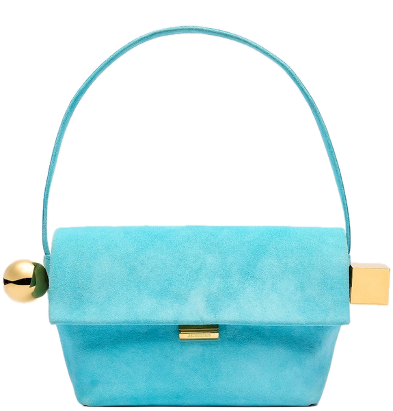  Túi Nữ Jacquemus The Rond Carré 'Turquoise' 