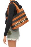  Túi Nữ Loewe Medium Loewe Font Tote 'Honey Gold' 