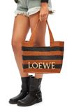  Túi Nữ Loewe Medium Loewe Font Tote 'Honey Gold' 