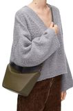  Túi Nữ Loewe Mini Hammock Hobo Bag 'Khaki Green' 