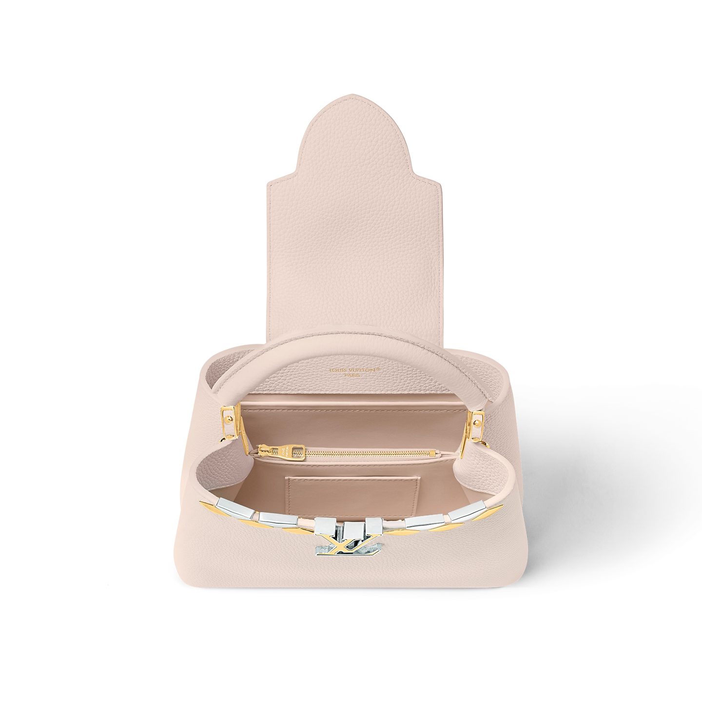  Túi Nữ Louis Vuitton Capucines BB Bag 'Quartz White' 