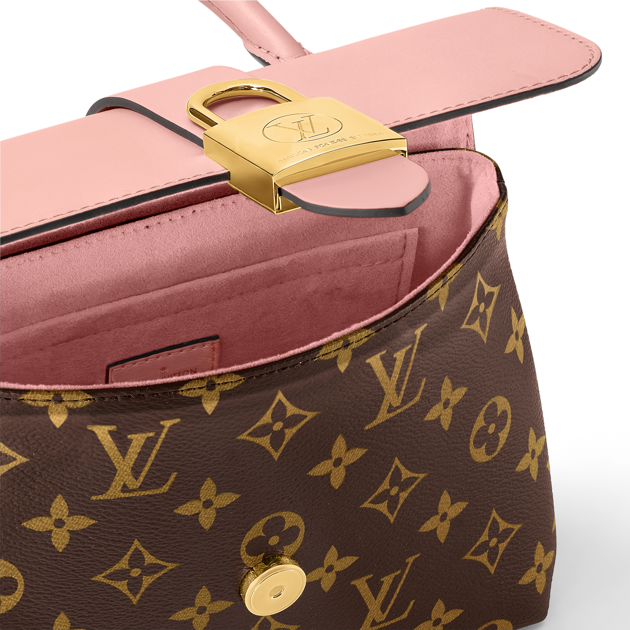 Tui N Louis Vuitton Locky BB Bag Rose Poudre Pink M44080 LUXITY