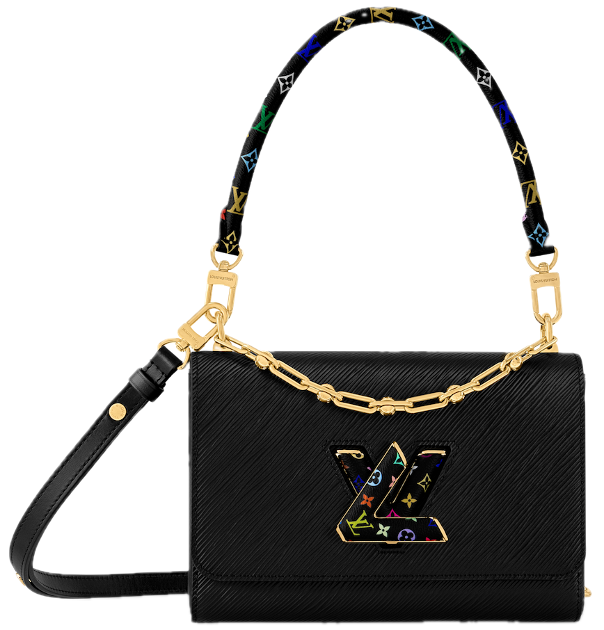  Túi Nữ Louis Vuitton LV x TM Twist MM Slim Bag 'Black' 