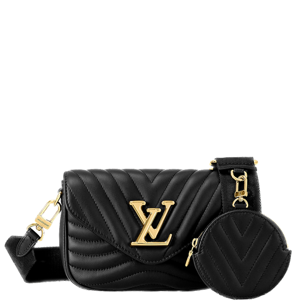  Túi Nữ Louis Vuitton New Wave Multi Pochette 'Black' 