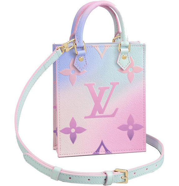  Túi Nữ Louis Vuitton Petit Sac Plat 'Sunrise Pastel' 
