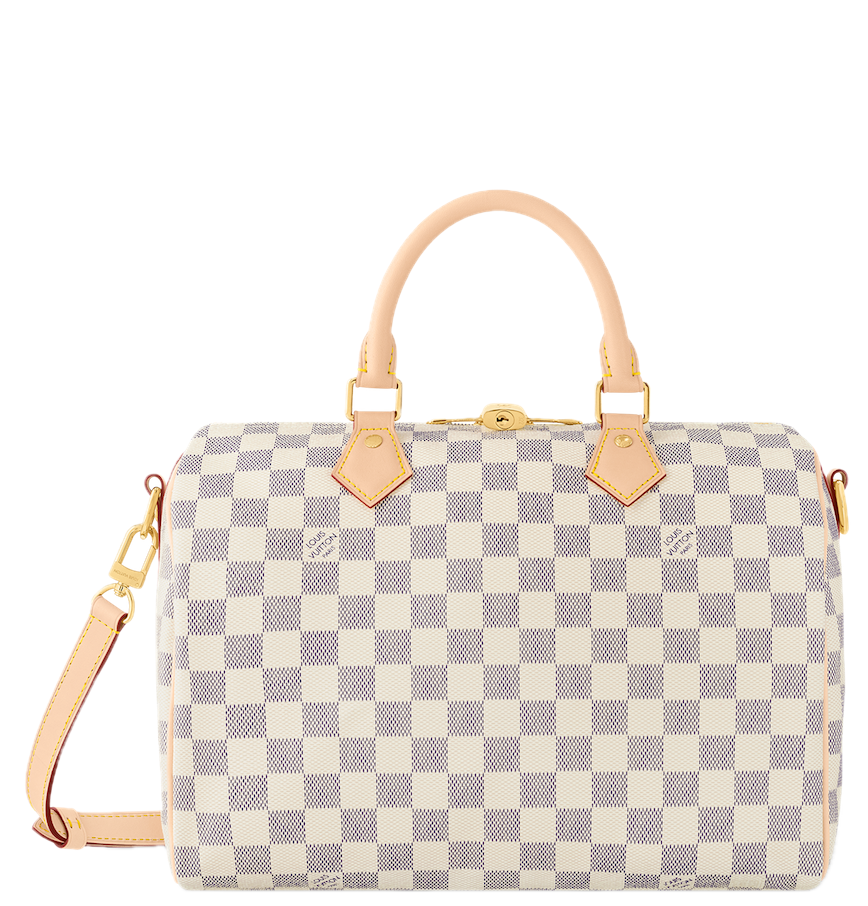  Túi Nữ Louis Vuitton Speedy Bandoulière 30 Bag 'White' 