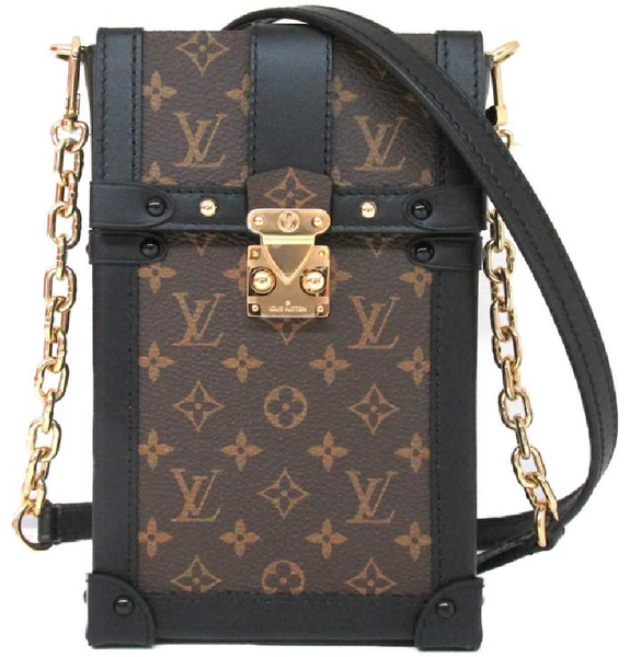  Túi Nữ Louis Vuitton Vertical Trunk Pochette 'Black' 