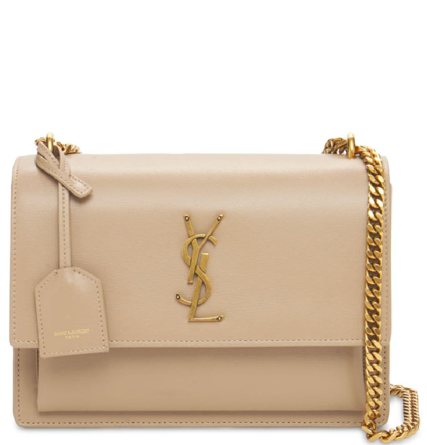  Túi Nữ Saint Laurent Sunset 'Greyish Brown' 