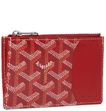  Ví Goyard Bourbon Zipped Card Holder 'Red' 