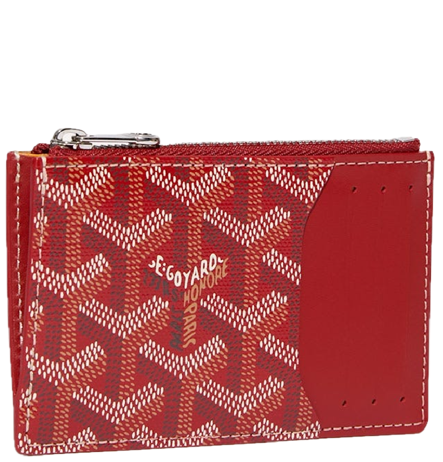  Ví Goyard Bourbon Zipped Card Holder 'Red' 