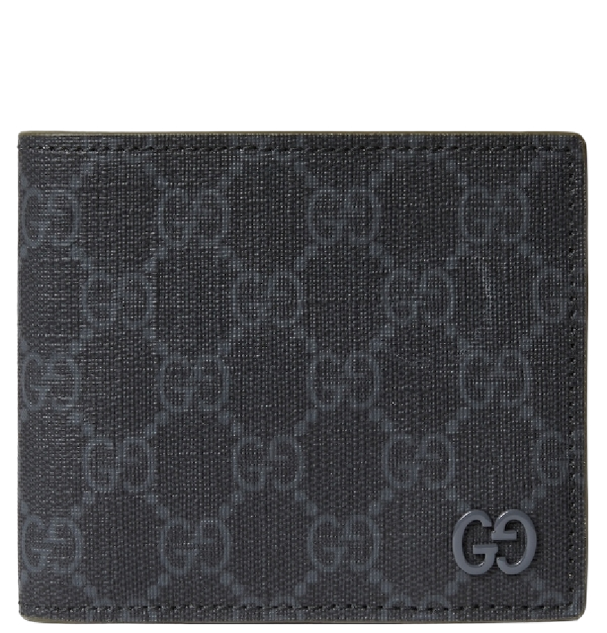  Ví Nam Gucci Interior GG Coin Wallet 'Grey' 