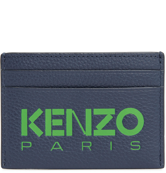  Ví Nam Kenzo Logo Common Card Holder 'Navy' 