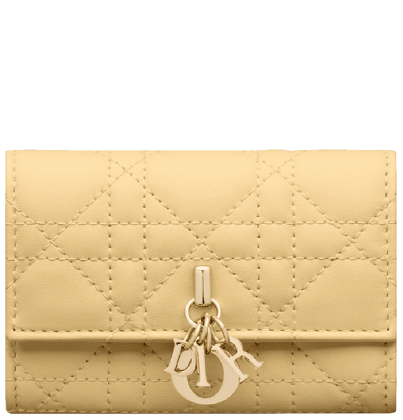  Ví Nữ Dior Xs Miss Dior Wallet 'Pastel Yellow' 