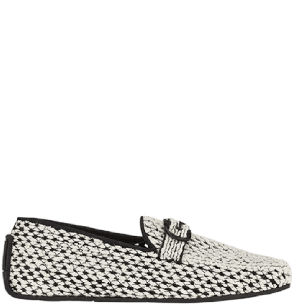  Giày Nam Salvatore Ferragamo Driver Gancini Crochet 'White' 