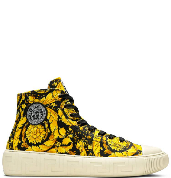  Giày Nam Versace Greca High Top Trainers 'Barocco Print' 