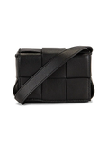  Túi Nữ Bottega Veneta Mini Intrecciato Leather Crossbody Bag 'Black' 