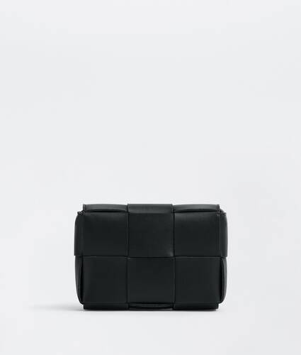  Túi Nữ Bottega Veneta Mini Intrecciato Leather Crossbody Bag 'Black' 
