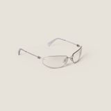  Kính Nữ Miu Miu Runway Sunglasses 'Transparent' 