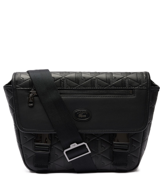  Túi Nam Lacoste Small Monogram Messenger 'Black' 