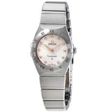  Đồng Hồ Nữ OMEGA Constellation Manhattan Diamond Silver Dial Ladies 