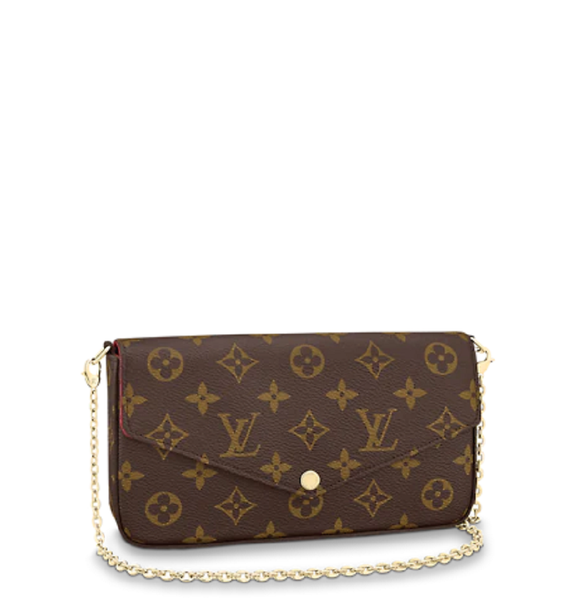  Túi Nữ Louis Vuitton Pochette Felicie Monogram 'Beige' 