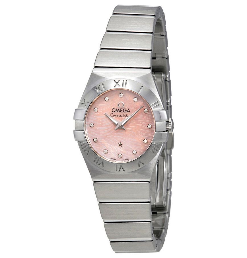  Đồng Hồ Nữ OMEGA Constellation Pink Mother of Pearl Dial Ladies 