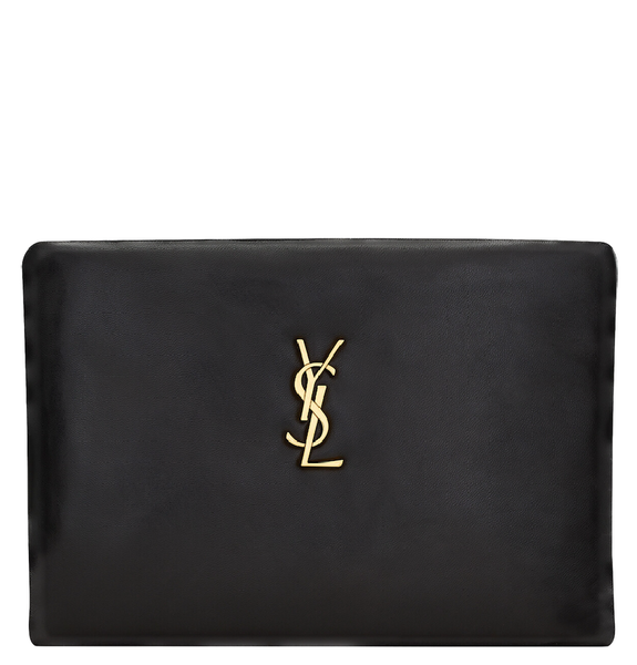  Túi Nữ Saint Laurent Calypso Small Pouch In Lambskin 'Black' 