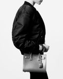  Túi Nữ Saint Laurent Sac De Jour Nano In Shiny Leather 'Black' 