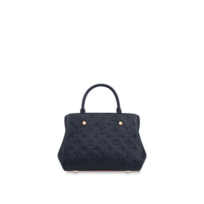  Túi Nữ Louis Vuitton Montaigne BB Monogram 'Navy Blue Red' 