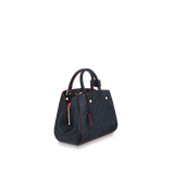  Túi Nữ Louis Vuitton Montaigne BB Monogram 'Navy Blue Red' 